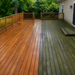 Before / After Deck Wash